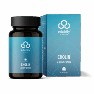 Edubily PURE Cholin Kapseln – als CDP-Cholin